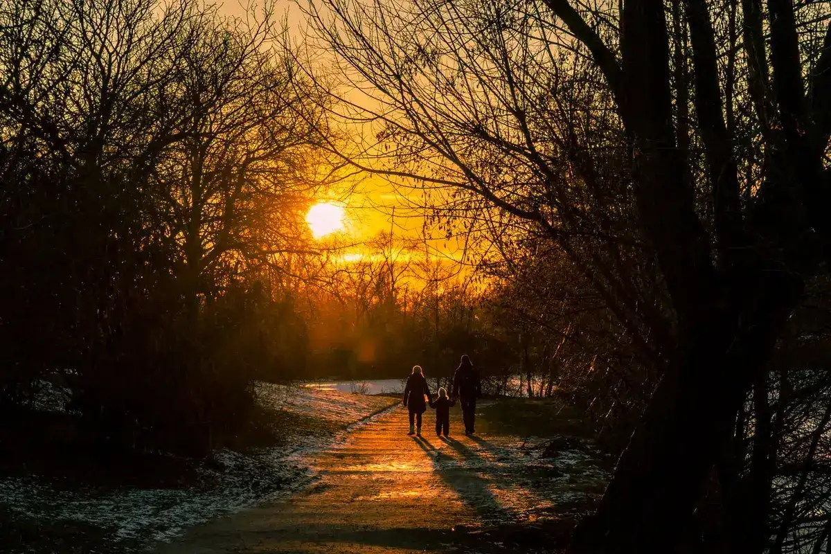 A person walking on an outdoor path for weight loss